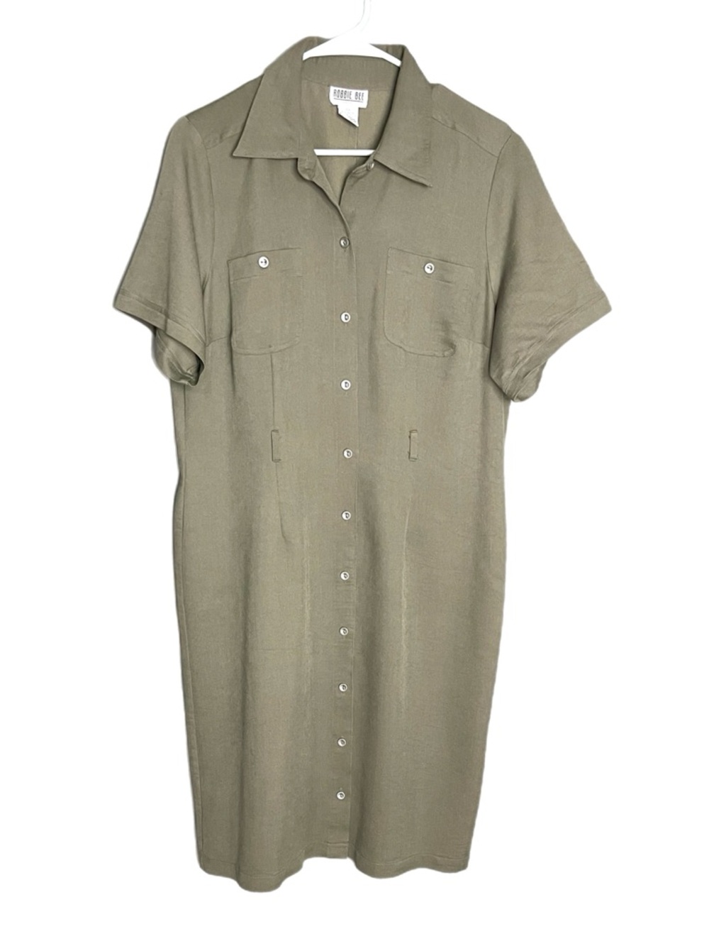 Vintage Robbie Bee Button Up Shirt Dress Women’s Size 14W